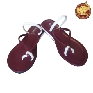 Sin Pauk Women Leather Slipper (Design-1,No-40) BGW-019