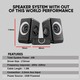 Sonicgear Quatro 2 (2.0 USB Speakers) Extra Loud For Smartphones And PC SPK0000819