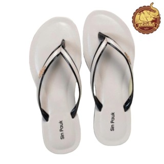 Sin Pauk Women Leather Slipper (Design-4,No-40) SGW-023