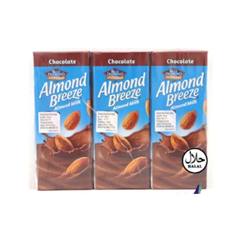 Blue Diamond UHT Almond Milk Chocolate Flavor 180MLx3PCS