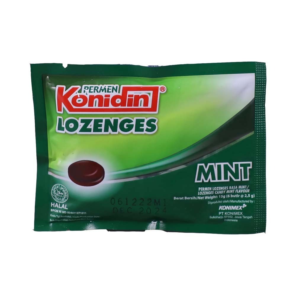 Konidin Lozenges Mint 6PCS