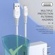 JB-014      Bingzhi series single port intelligent charger set (US Standard) (Lighting) White