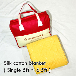 Harmony Homes Silk Cotton Blanket Single HH Single-010