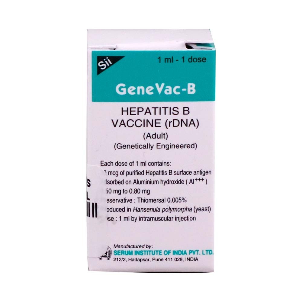 Genevac-B Hepatitis B Vaccine Adult 1ML