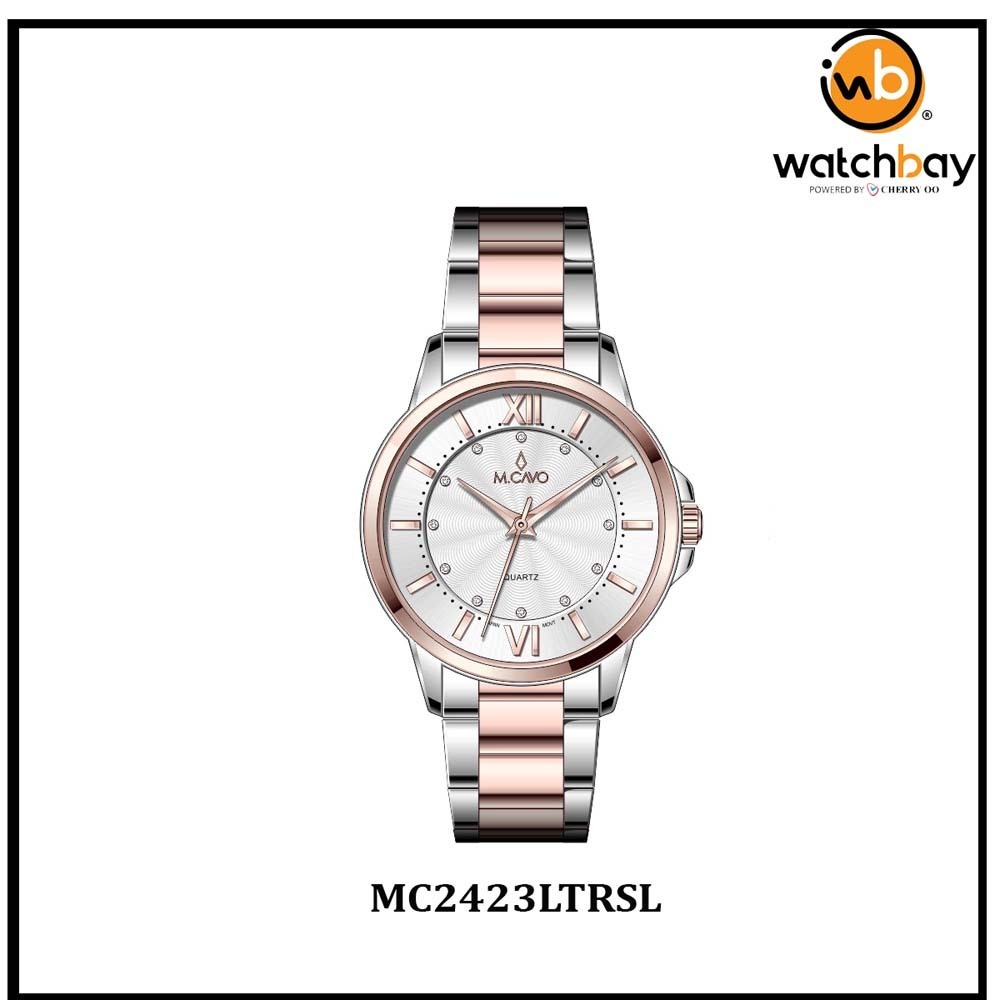 M.Cavo Women Watch MC2423LTRSL Cherry Oo