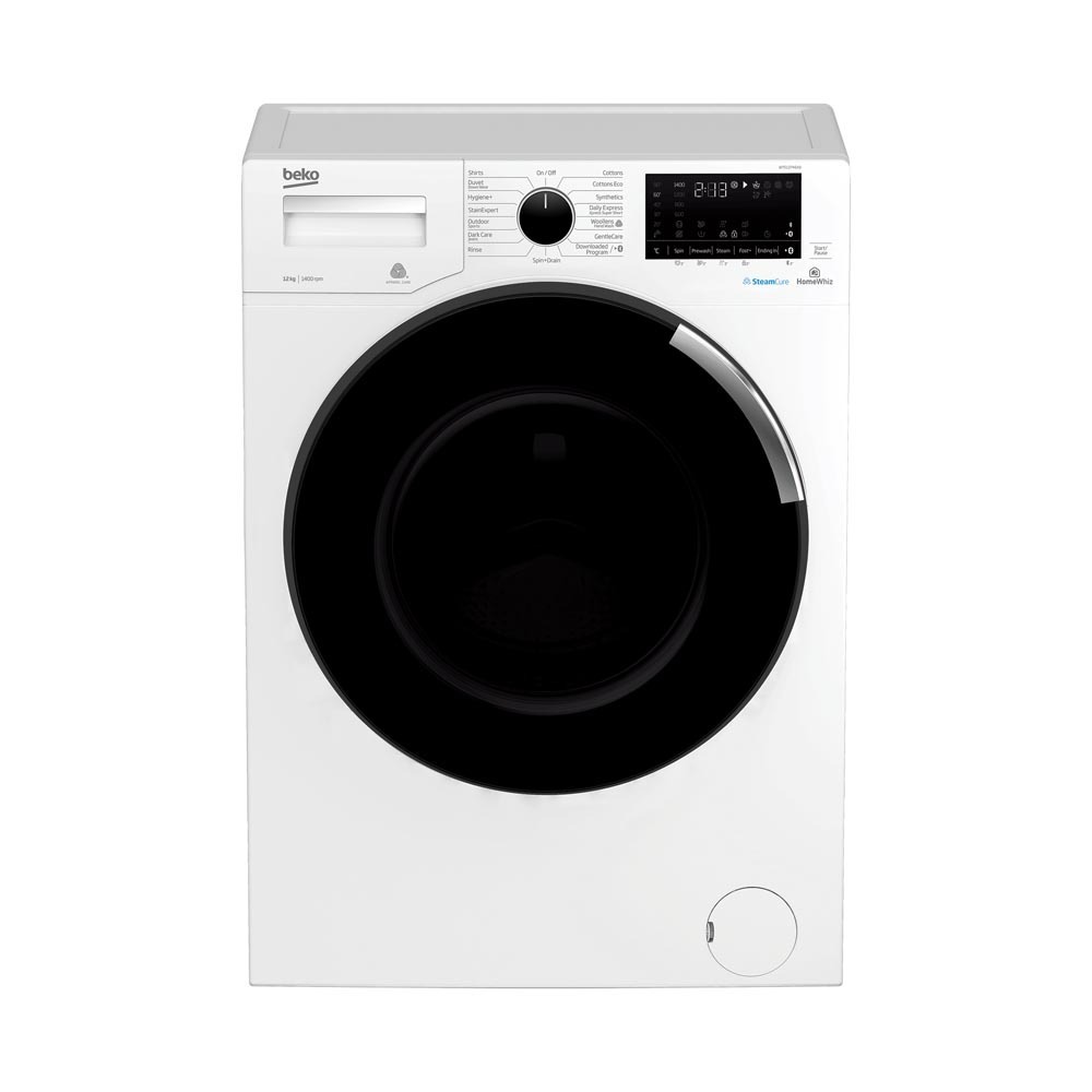 Beko Freestanding 12kg Front Load Washing Machine (WTE12746X0)