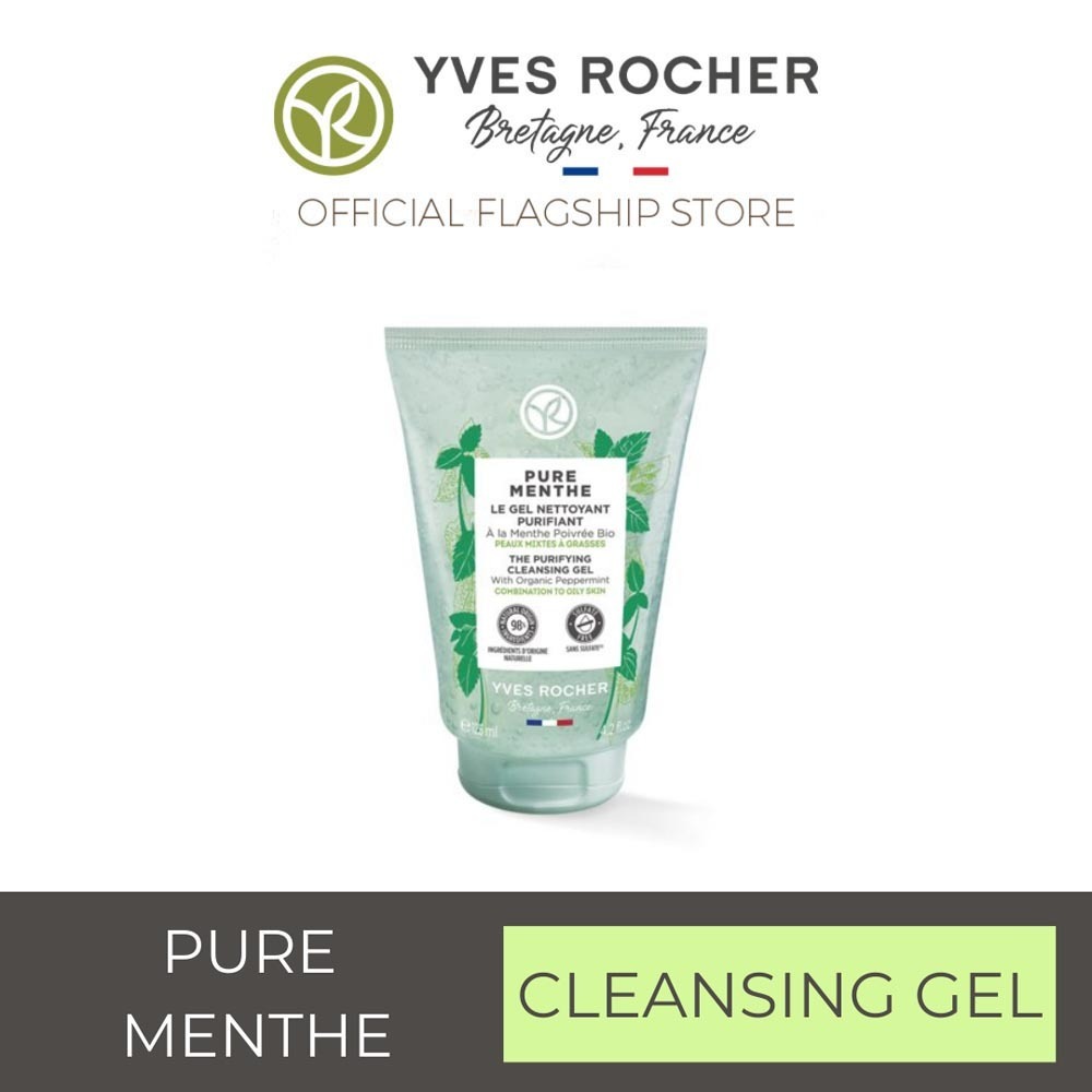 Yves Rocher Pure Menthe The Purifying Cleansing Gel Tube 125ML - 55035