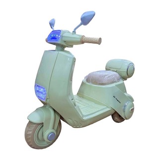 Baby Cele Rechargeable Kids Scoopyi Motorcycle DMX-6688 Beige (11885)