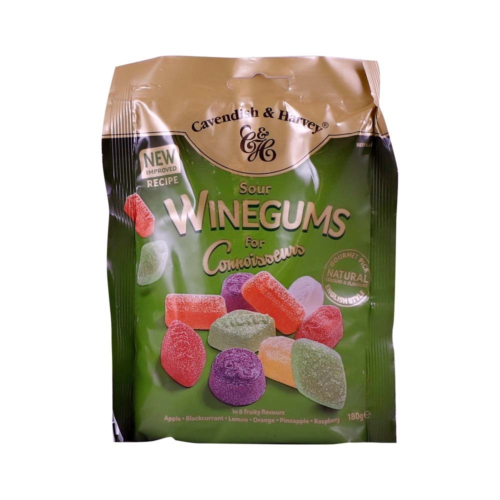 Cavendish&Harvey Sour Winegums 180G