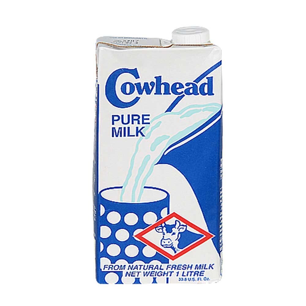 Cowhead UHT Full Cream Pure Milk 1LTR