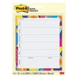 3M Post-It Notes Feuillets 25PCS 6.5INx7.8IN