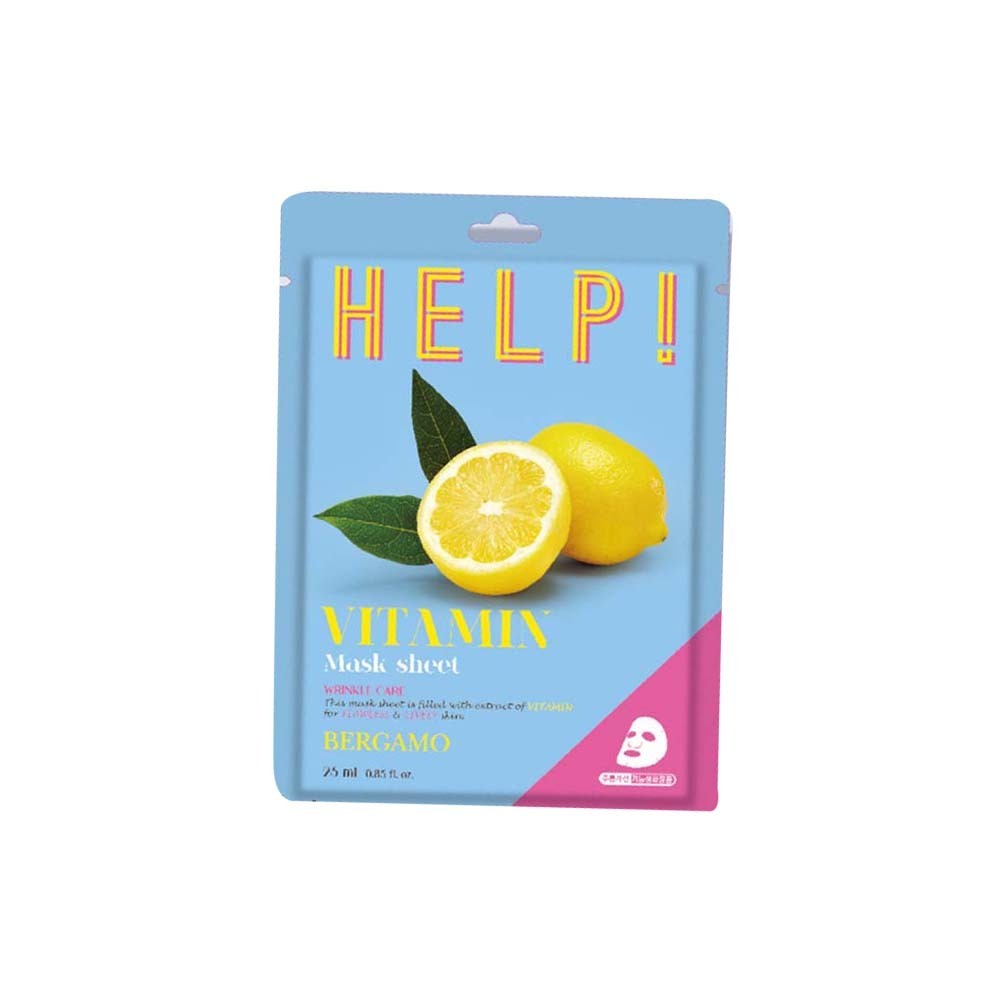 Bergamo Help Vitamin Mask Sheet 25ML