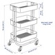 Ikea Råskog Trolley, White, 35x45x78 CM 703.767.21