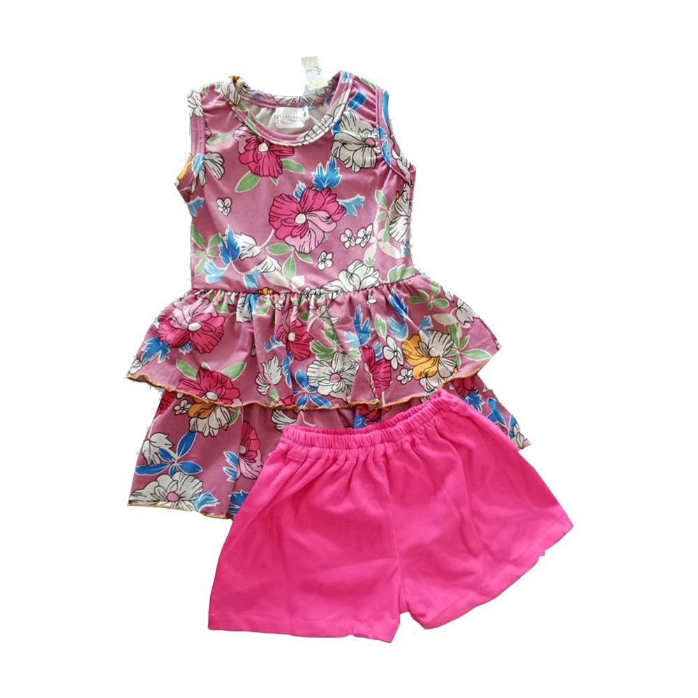 Lavender Baby Faction Summer Set (Design-179) Pink