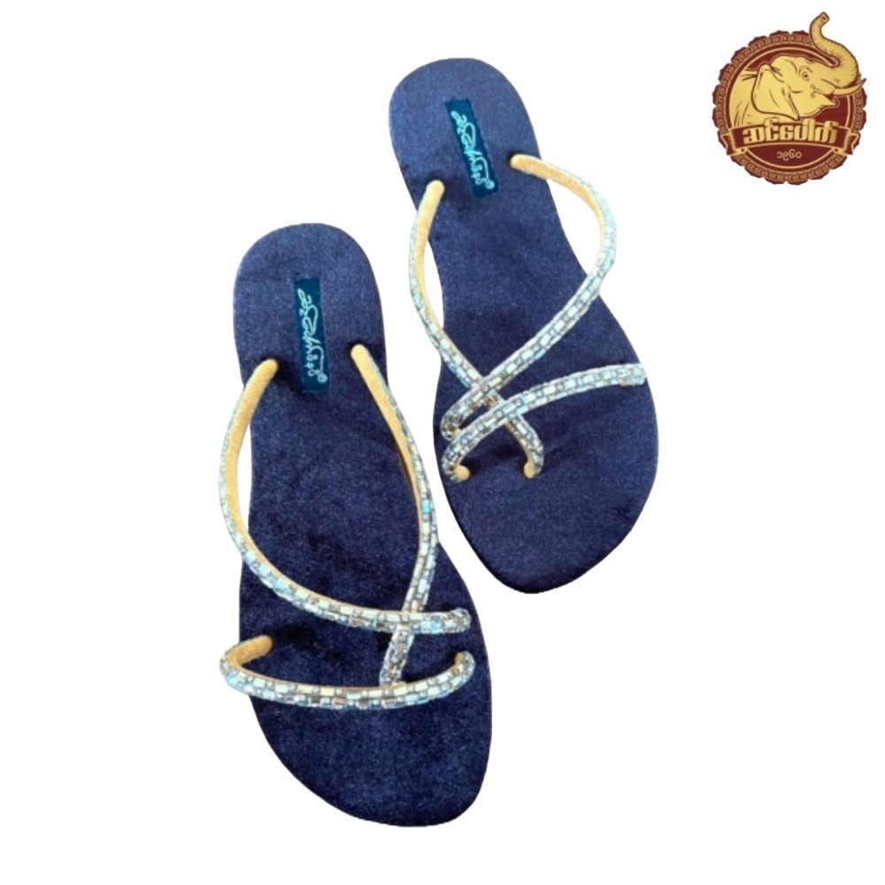 Sin Pauk Women Velvet Slipper (Design-2,No-35) BGK-020