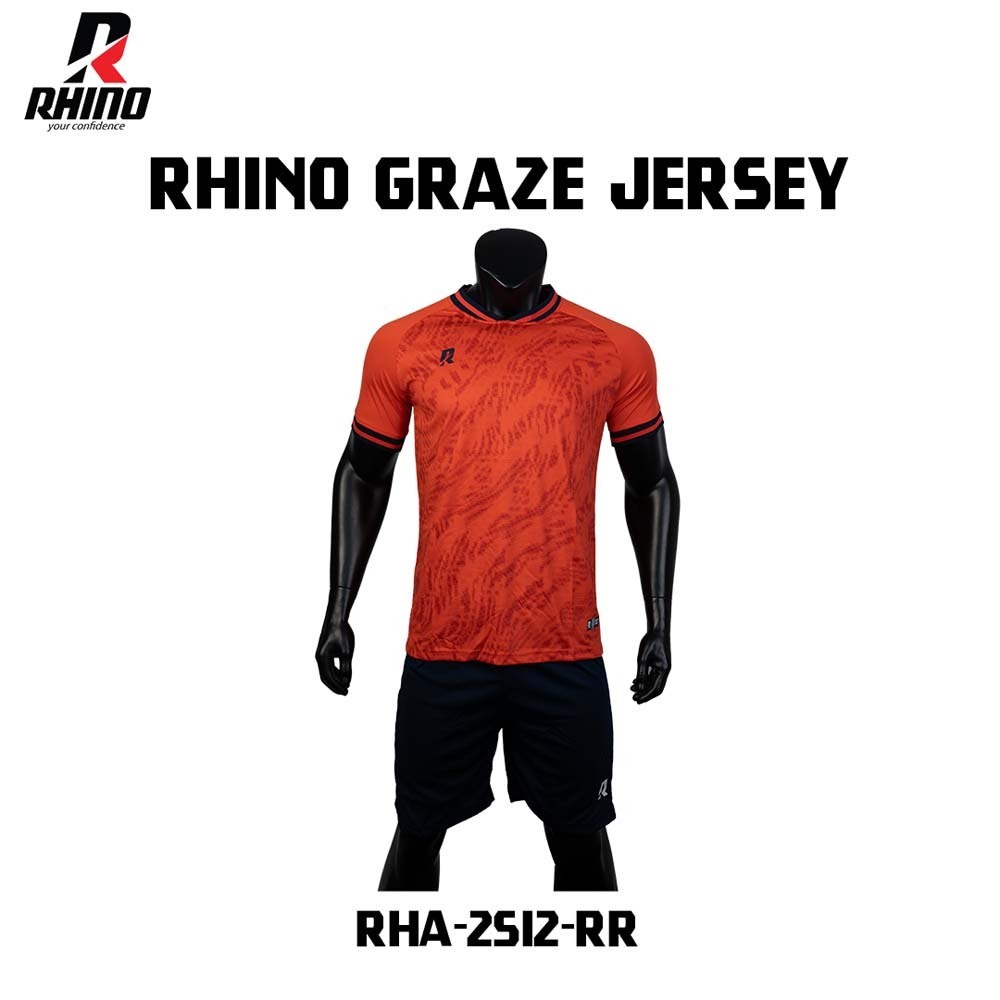 Rhino Graze Jersey RHA-2512-RR Red XL