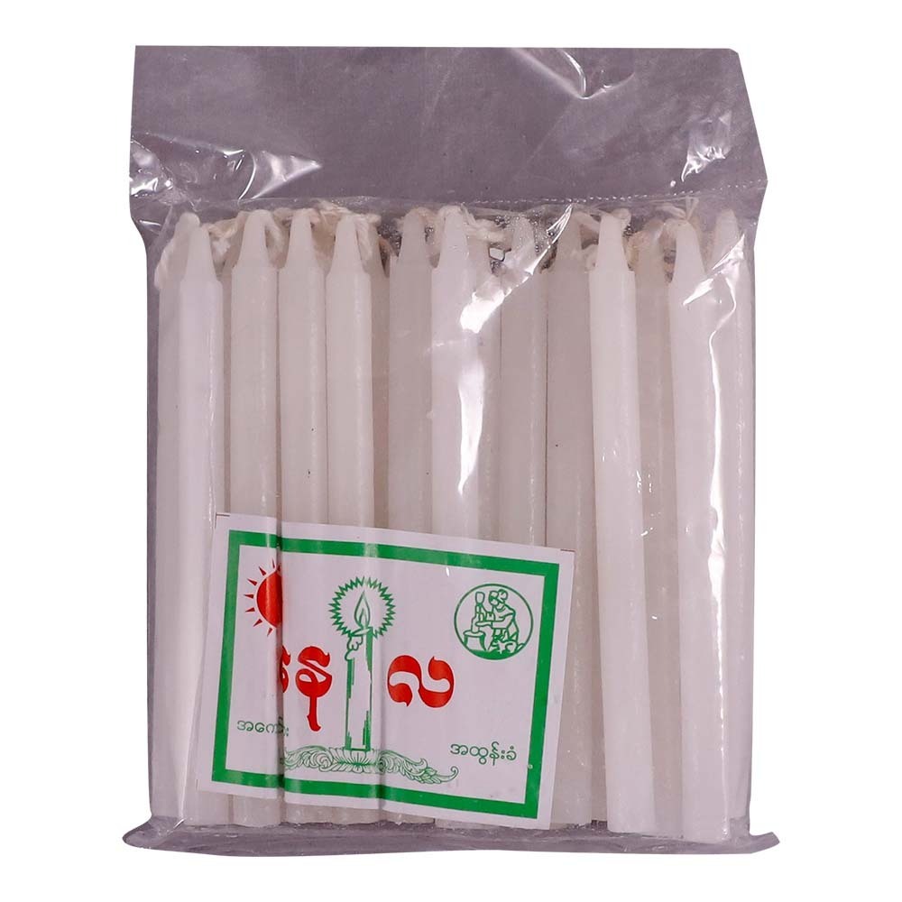 Sun&Moon White Candle 5.5IN 36`PCS (Pro)