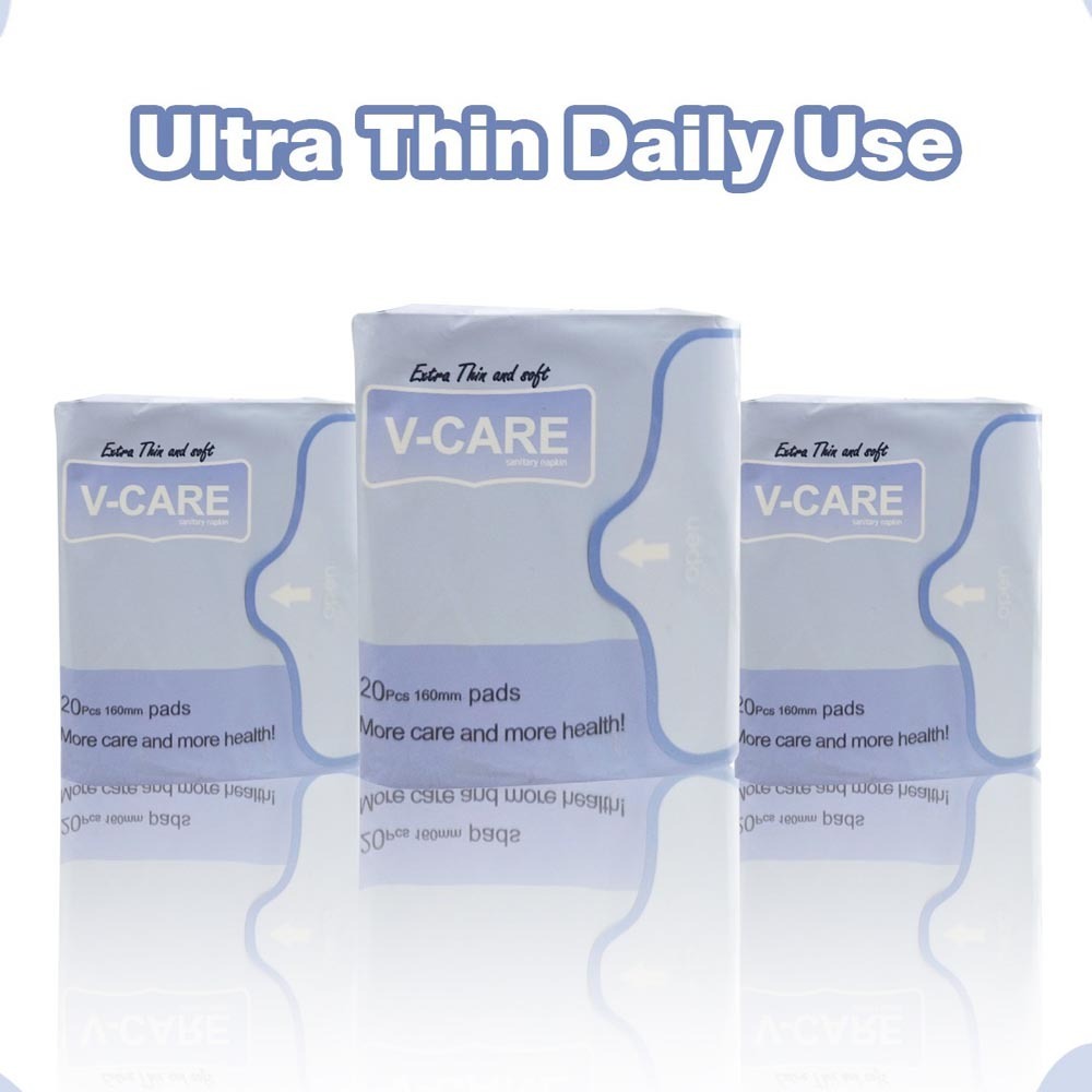 V-Care Ultra Thin Daily Use 160MM Light Blue V160E