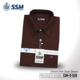 Oxford Shirt Short Sleeve SSM-O-P-S-059 (Moss Green) Large