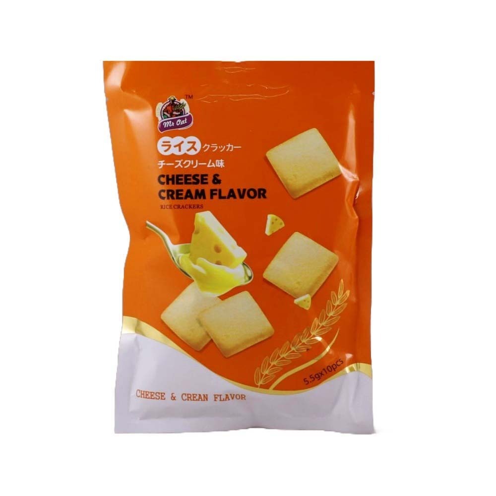 Mr Oat Rice Cracker Cheese & Cream Flavor 55G