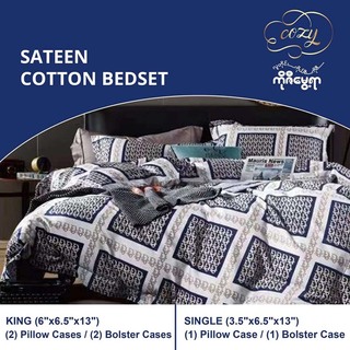 Cozy Sateen Bedsheet 6'x6.5'(King) 005