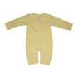 Te Te & Ta Ta Long Romper Short Sleeves Yellow 0-3 Months (3Pcs/1Set) KRP-L102