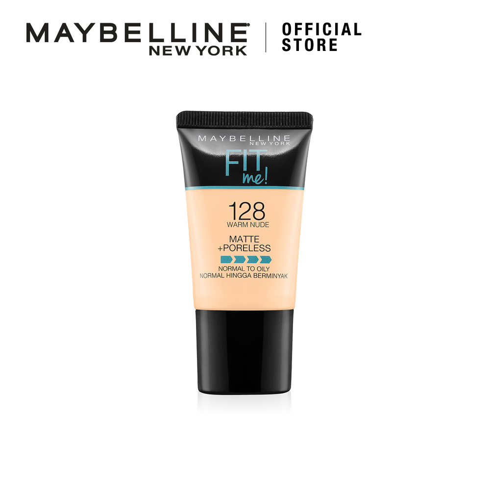 Maybelline Fit Me Matte & Poreless Foundation - 128 Warm Nude 18ML