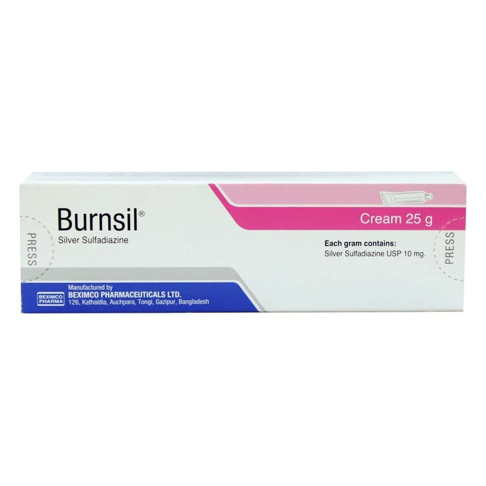Burnsil Silver Sulfadiazine Cream 25G