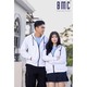 BMC Zip Hoodie 8310076 White Medium