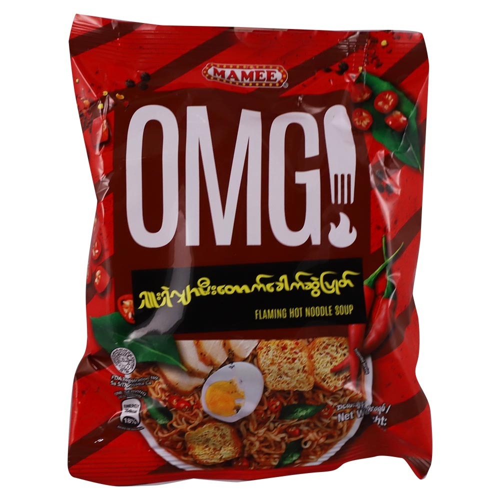 Mamee OMG Instant Flaming Hot Noodle Soup 70G