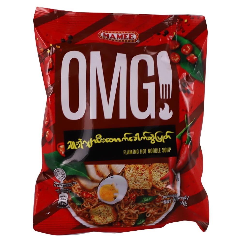 Mamee Omg Instant Flaming Hot Noodle Soup 70G