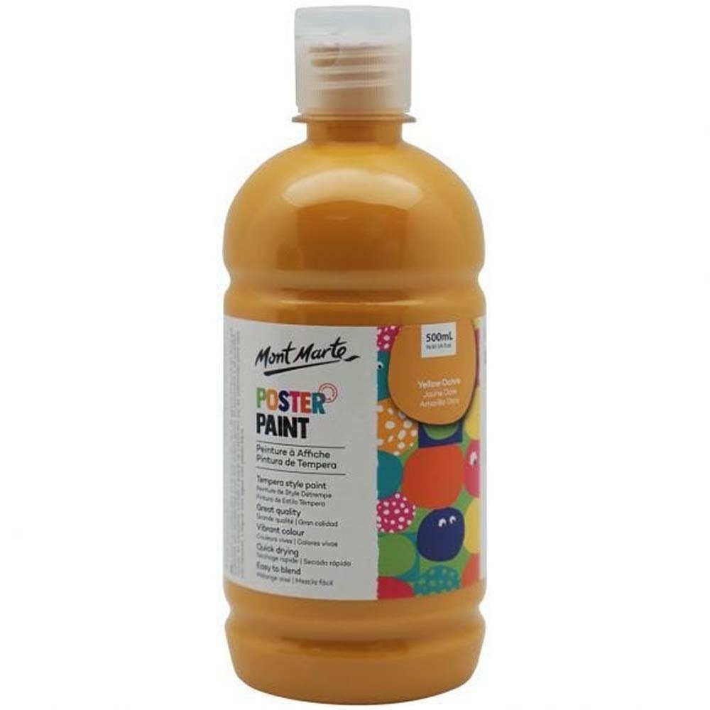 MM Poster Paint 500ML - Yellow Ochre