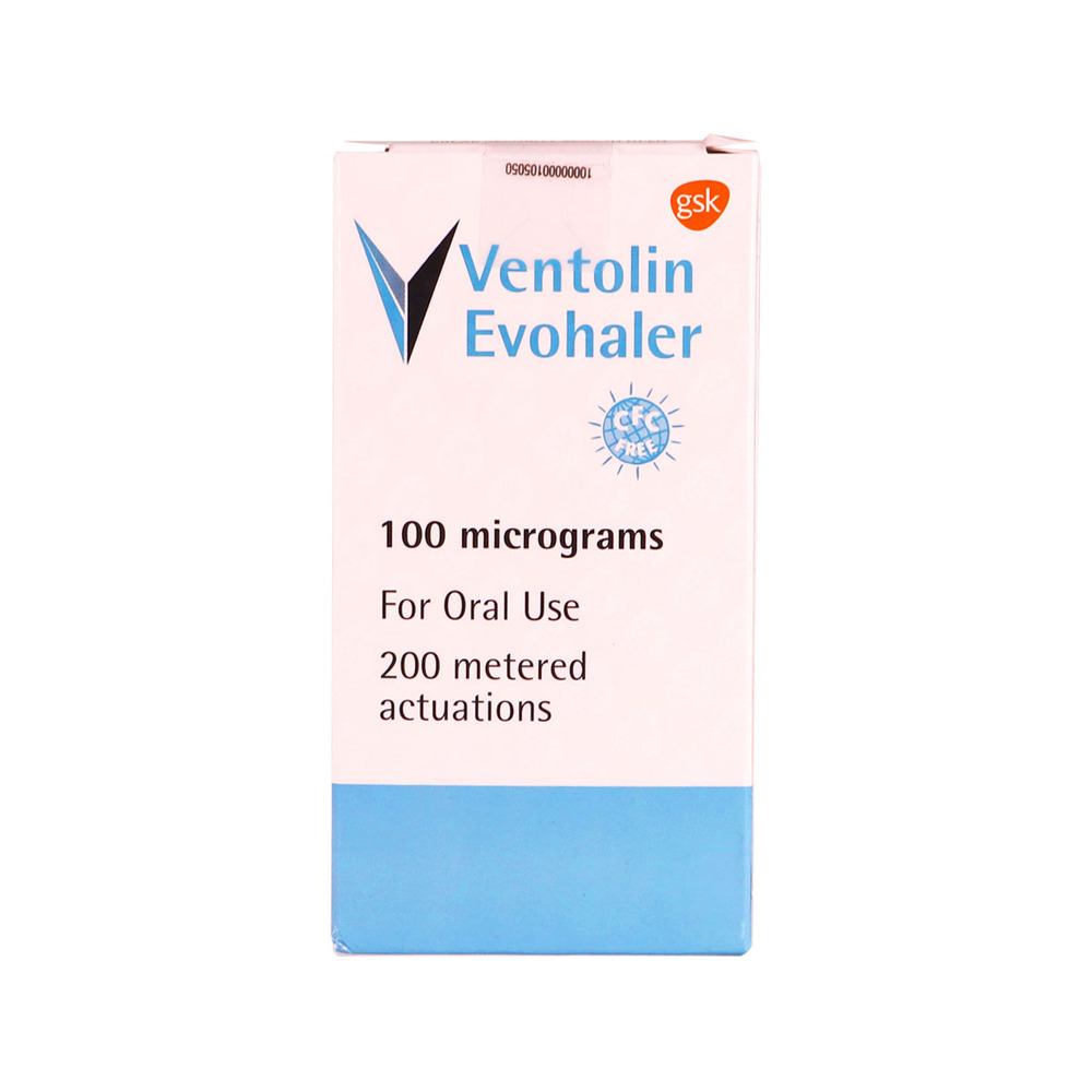 Ventolin Evohaler 100 MCG (Glaxo)
