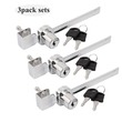 Jaramy Sliding Glass Door Lock  - 3 Set Pack