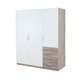 Winner Vince Wardrobe 3 Doors White