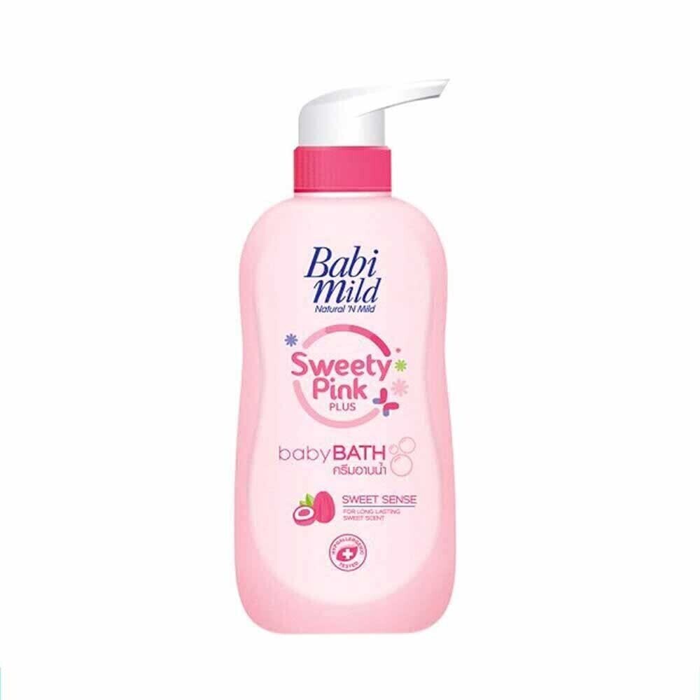 Babi Mild Sweety Pink Oil Bath Pump 500ML