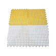 Bathroom Floor Mats New (1Pack x 4PCS) KPTBPC00058 (White+Yellow)