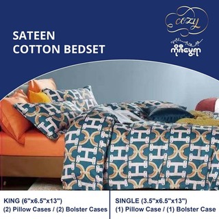 Cozy Sateen Bedsheet 3.5'x6.5'(Single) 001