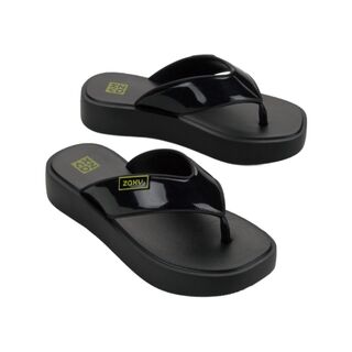 Zaxy Trend Tam Ad Wedge (No-7) Black 119121BI86207