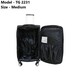 Trend Luggage Black (Nylon) TG2231 24IN
