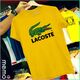 memo ygn lacoste unisex Printing T-shirt DTF Quality sticker Printing-Yellow (Small)