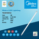 Midea LED T8 Fixture FIT812R18W02 (4') ,6500K