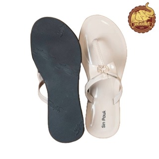 Sin Pauk Women Leather Slipper (Design-3,No-39) SGW-001