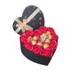 LiLi Floral Black Grand Soul Artificial Flower & Chocolate Box