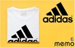 memo ygn Adidas unisex Printing T-shirt DTF Quality sticker Printing-White (XXL)