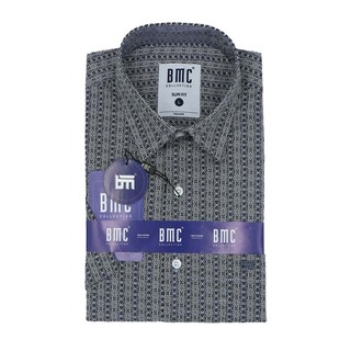 BMC Slimfit Shirts Short Sleeve 2310052 (Design-2) Large