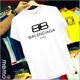 memo ygn Balenciaga unisex Printing T-shirt DTF Quality sticker Printing-White (Large)