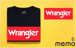 memo ygn Wranglers 03 unisex Printing T-shirt DTF Quality sticker Printing-White (Large)