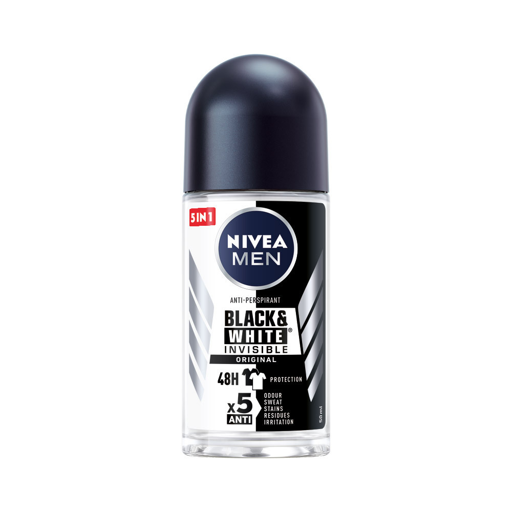 Nivea Men Deo Roll On Black & White Fresh 50ML 85970