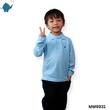 Max & Mia Boy Long-Sleeve Polo Shirt MM9931 Light Blue 2XL